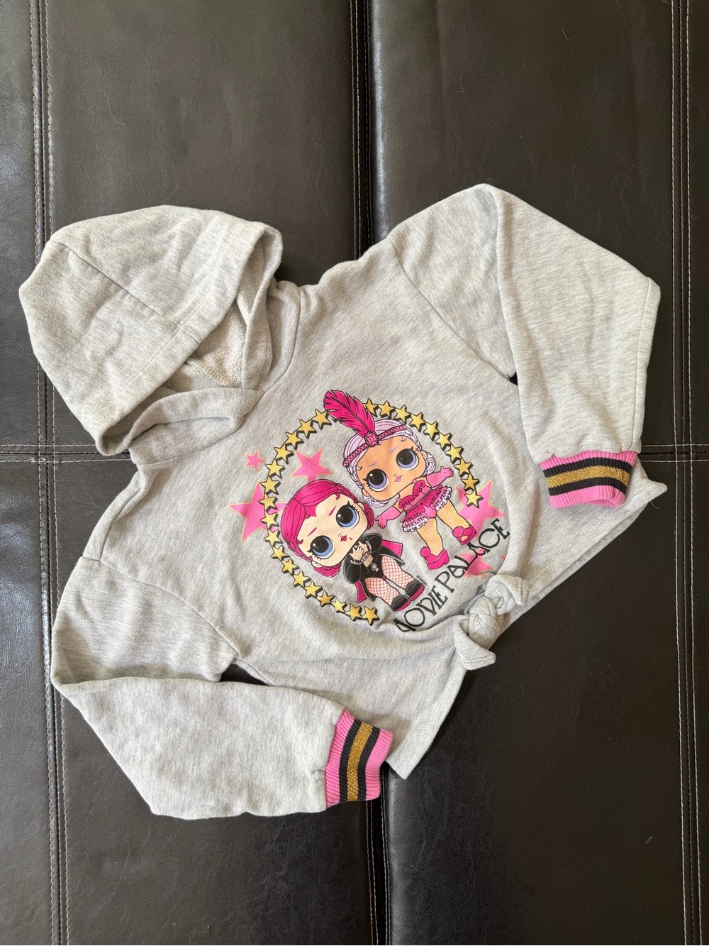 L.O.L. Surprise! - Light Gray Hoodie with Pink Accent Graphic